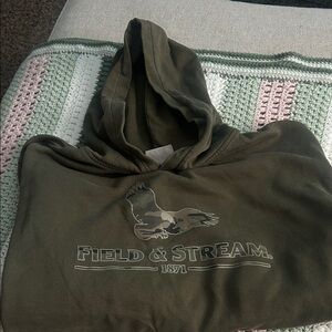Field & Stream Green Hoodie with Eagle Graphic